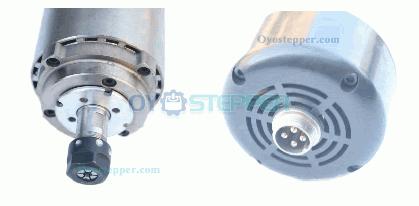 Handi 1.5KW Mini CNC Spindle Motor 80mm ER11 110V/220V/380V 24000RPM Air Cooling Motorized Spindle